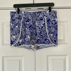Lilly Pulitzer Navy and White Shorts